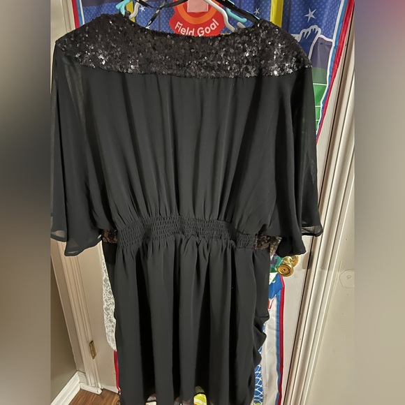 City Chic Black Sequin Dress - Picture 2 of 2
